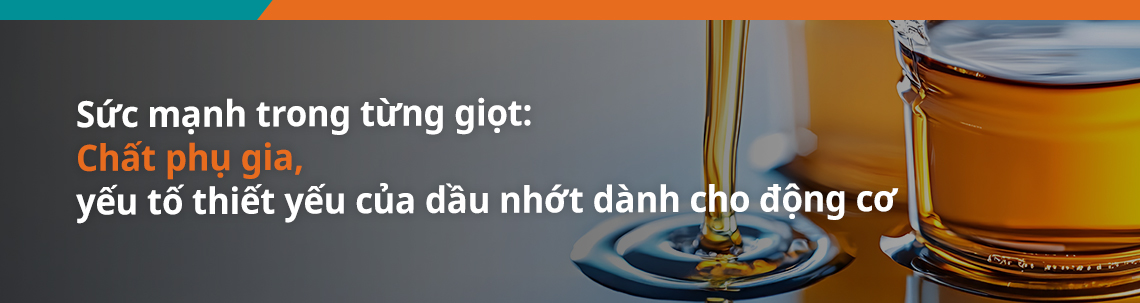 Lấy hình ảnh dầu nhớt động cơ đang được rót làm hình nền với chủ đề ‘Sức mạnh trong từng giọt: Chất phụ gia, yếu tố thiết yếu của dầu nhớt động cơ’.