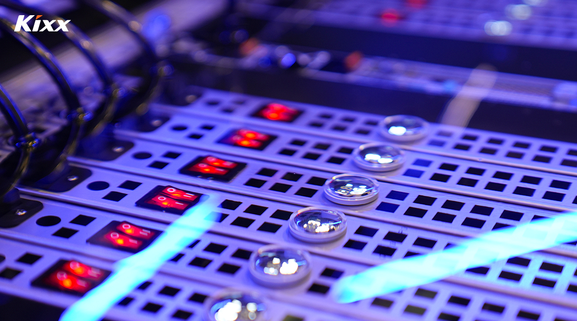 Image 2 | Kixx Newsroom A computer server submerged in Kixx’s immersion cooling fluid.